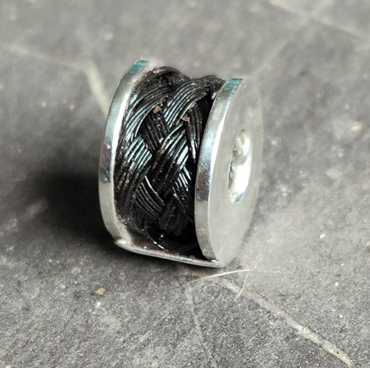 Cotton Reel Horse Hair Charm