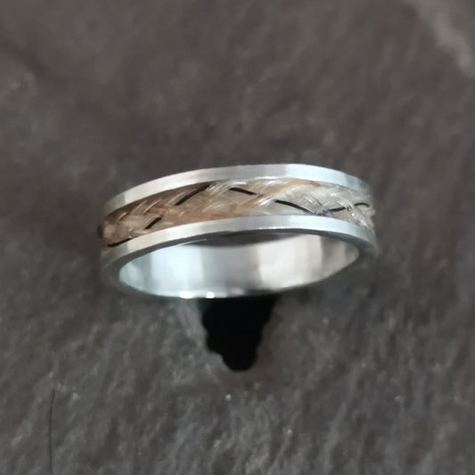 Flat Horse Hair Ring