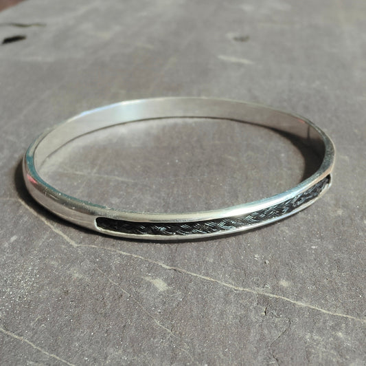 Inlay Horse Hair Bangle