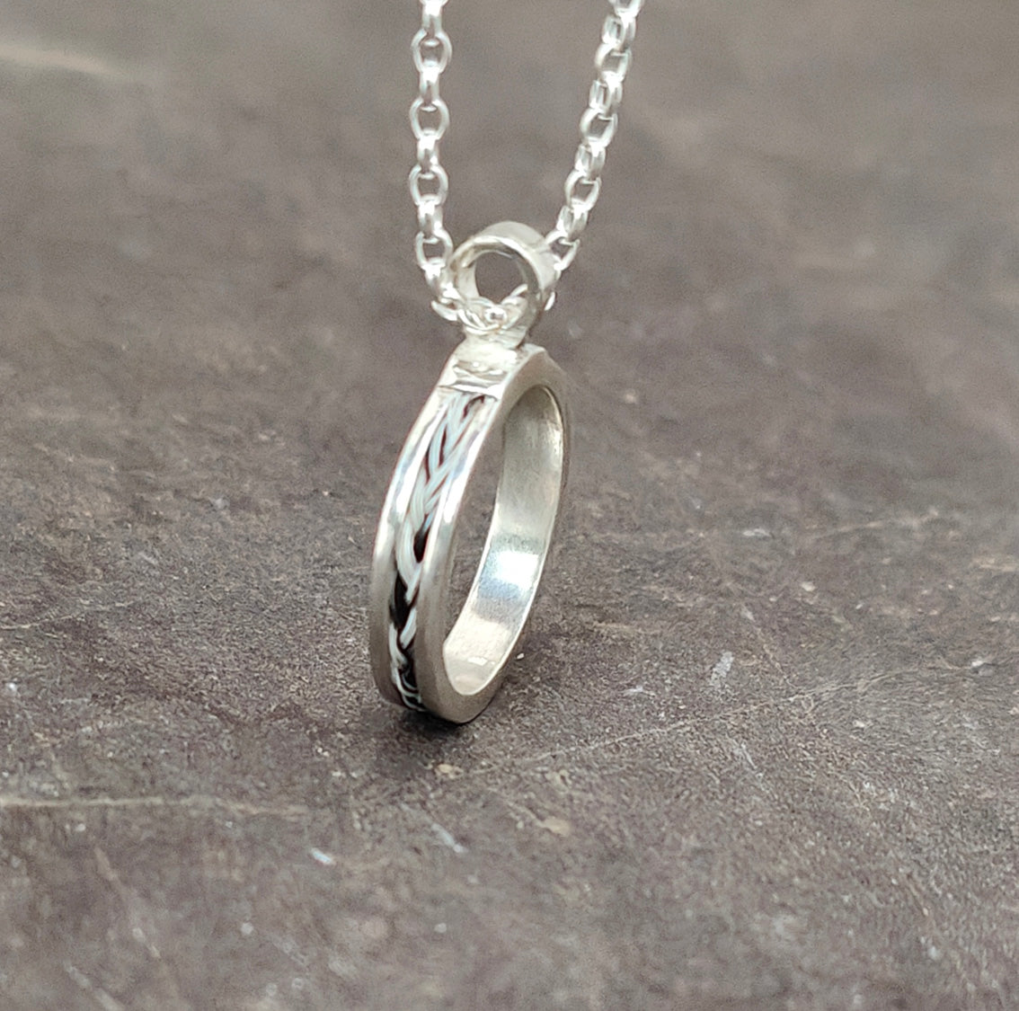 Secret Circle Horse Hair Pendant