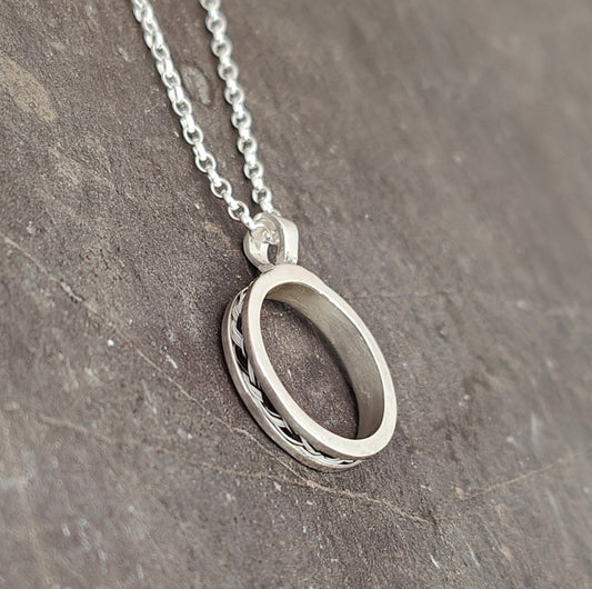 Secret Circle Horse Hair Pendant
