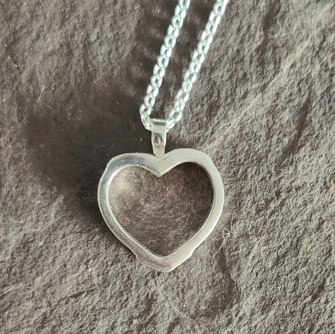 Secret Heart Horse Hair Pendant