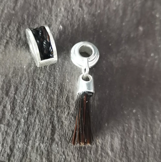 Horse Hair Tassel Charm