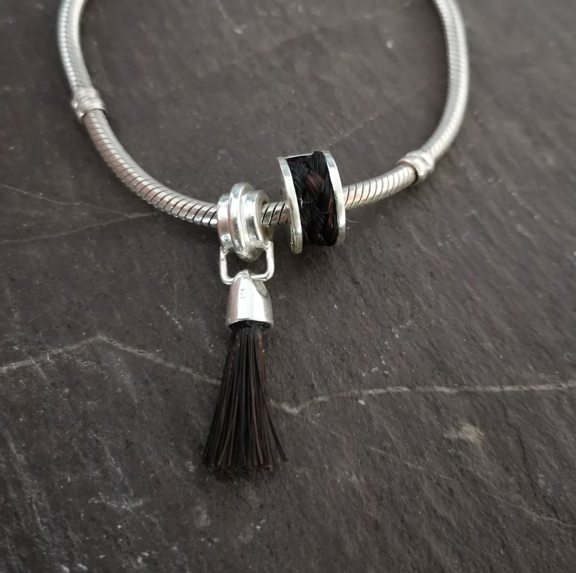 Horse Hair Tassel Charm