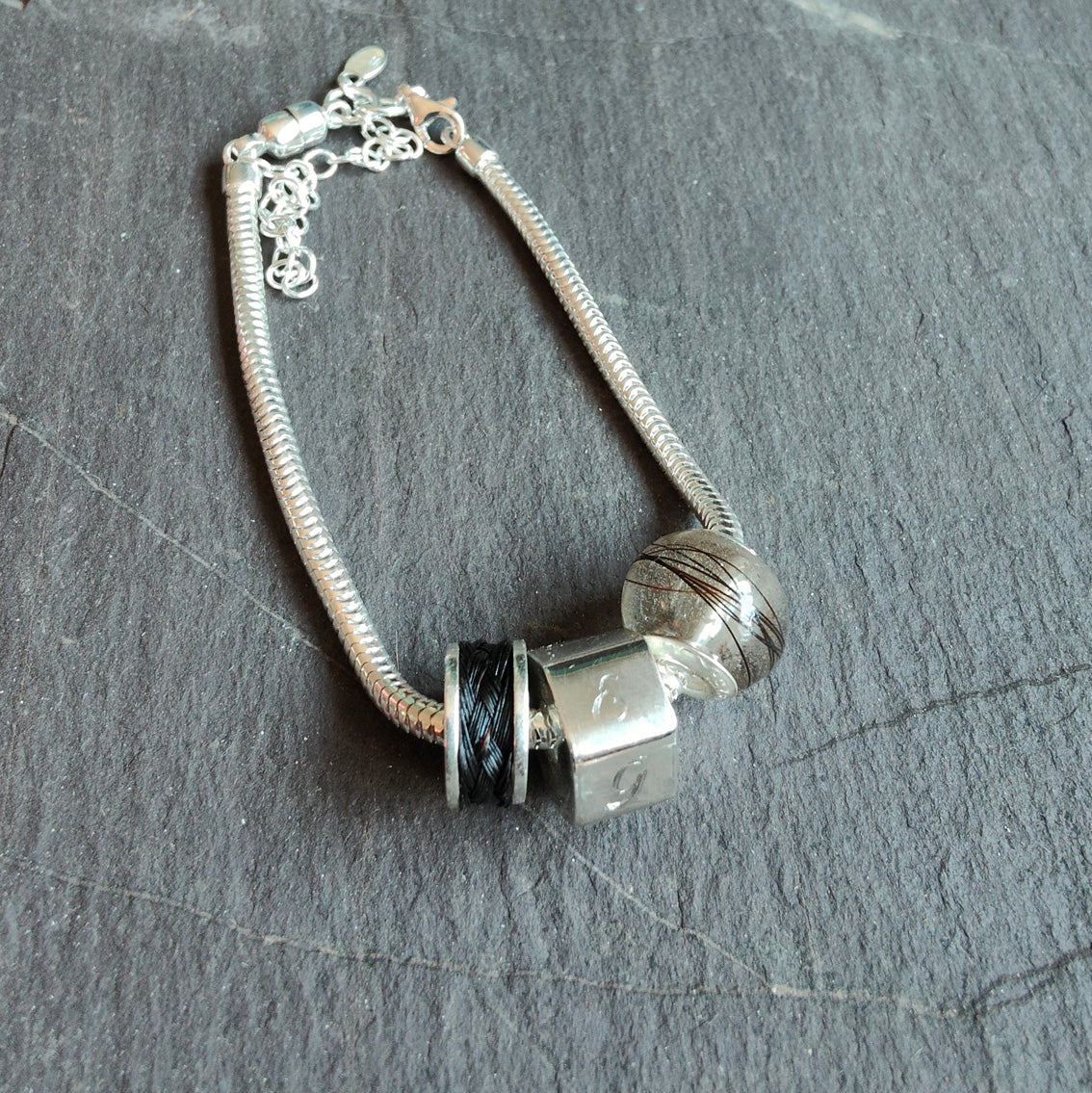 Cotton Reel Horse Hair Charm