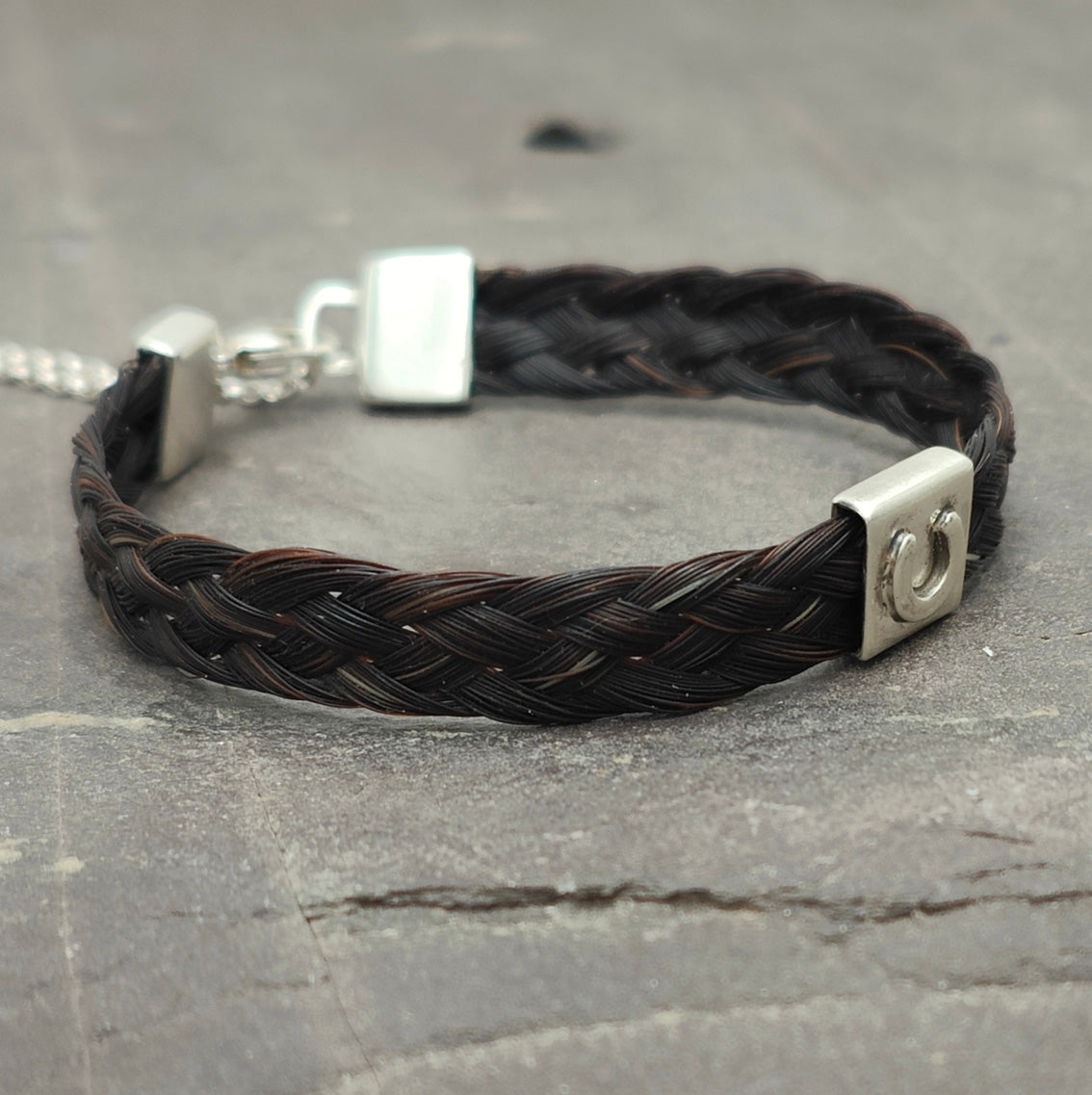 Flat Braid Horse Hair Bracelet