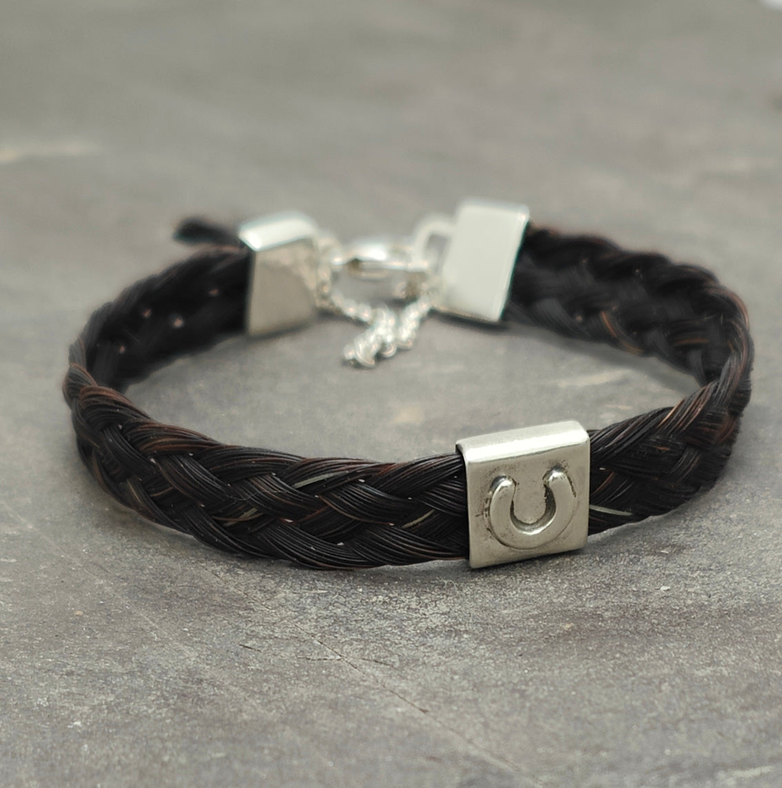 Flat Braid Horse Hair Bracelet