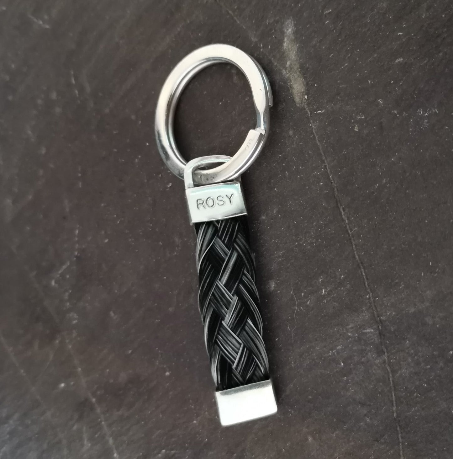 Dangle Horse Hair Key Ring