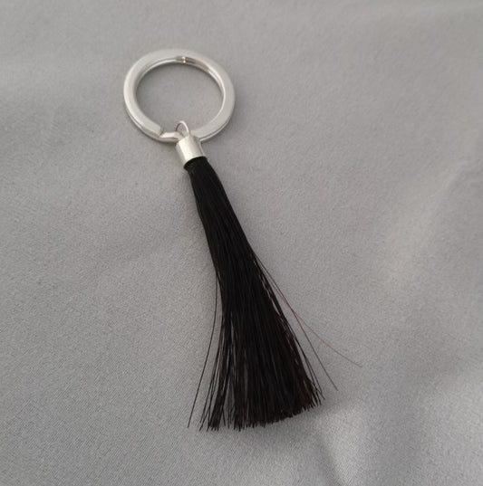 Horse Hair Tassel Key Ring