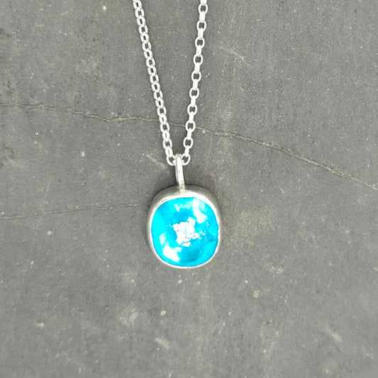 Purity Aches in Glass Necklace