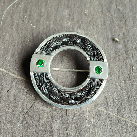 Circle Horse Hair Stockpin