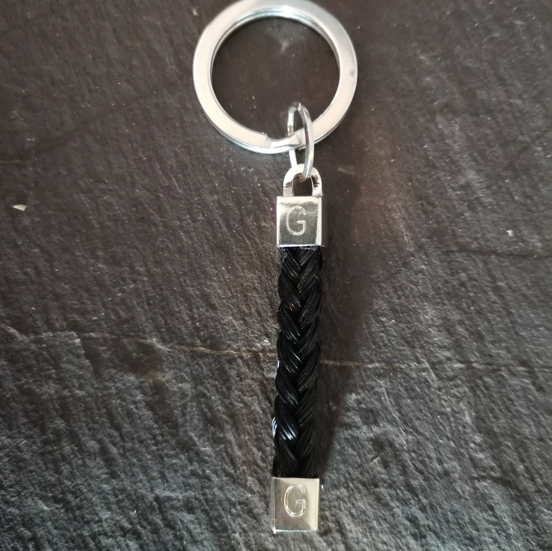 Dangle Horse Hair Key Ring